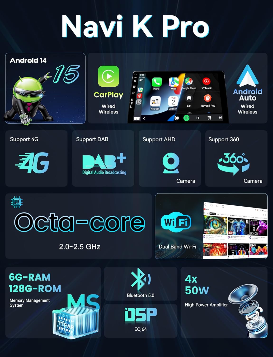 MSD Autoradio 9" per Nissan March Micra K12 (2002-2010) - immagine 2