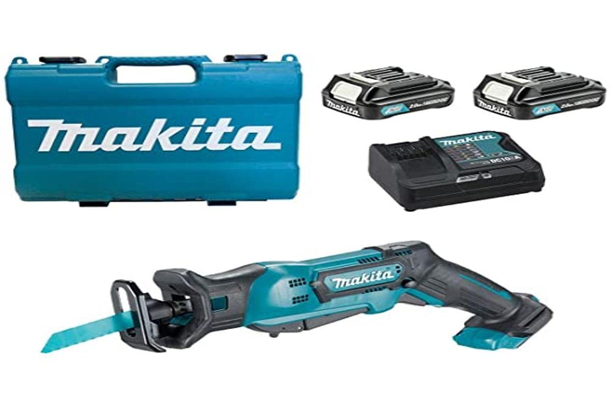 Makita JR103DSAE - Sierra de sable a bateria 10.8V litio-ion 2.0 Ah
