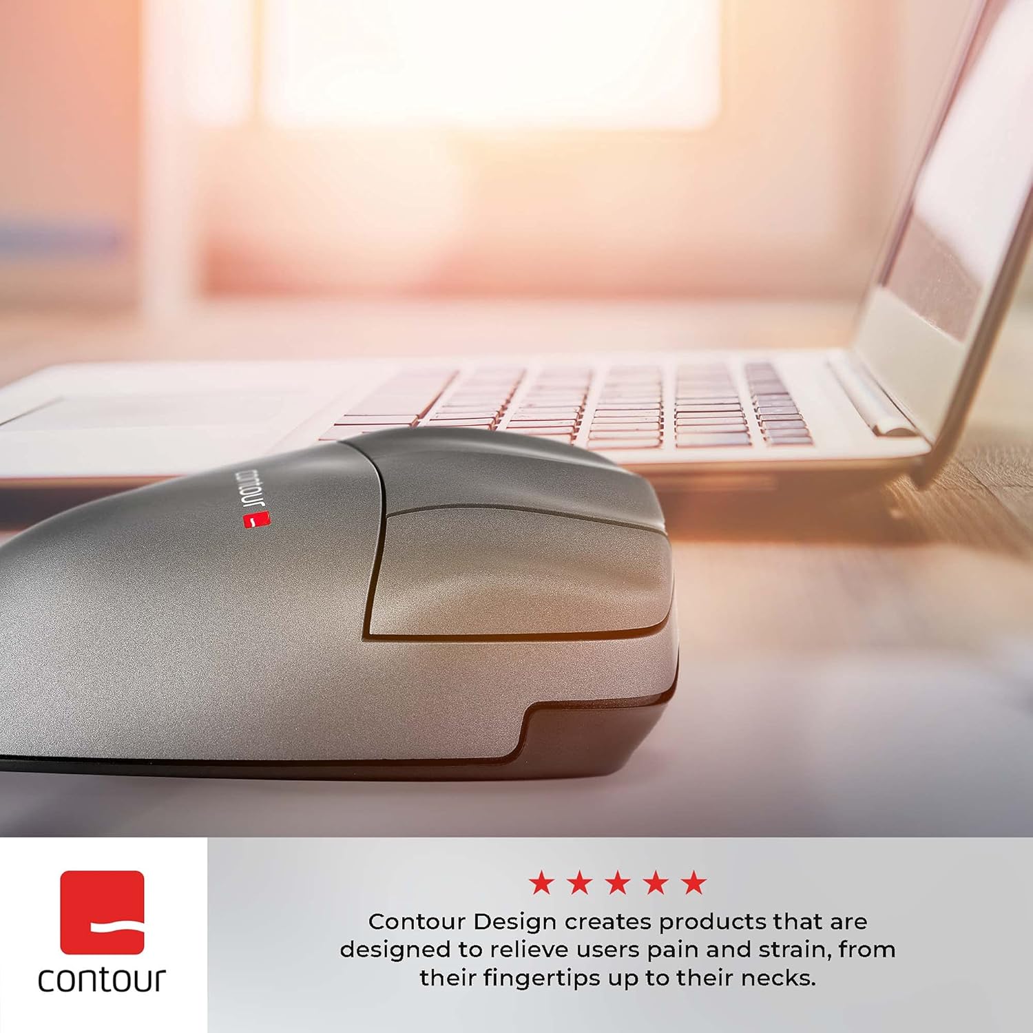 Contour Design Mouse Ergonomico Cablato per PC/Mac - immagine 4