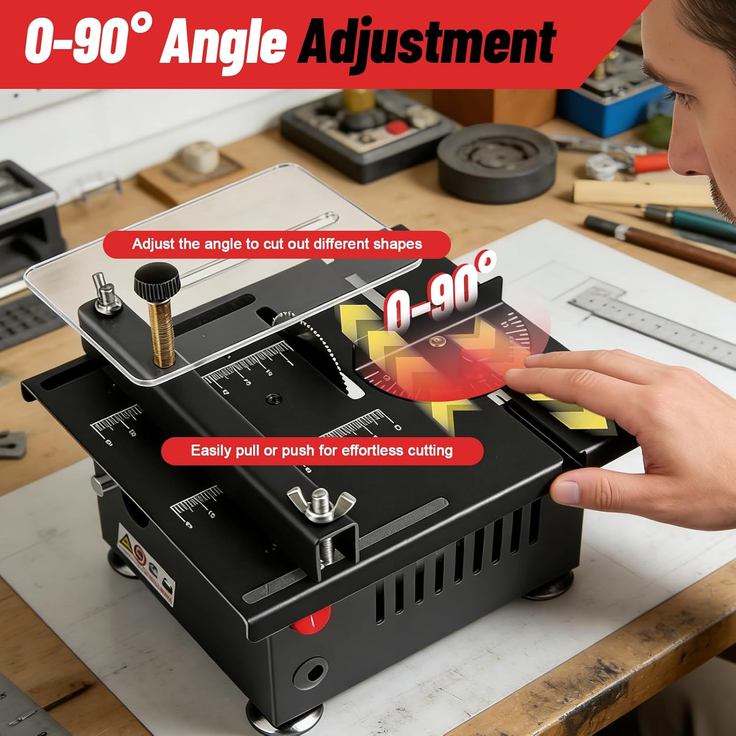 Mini Sega Circolare da Tavolo 600W - immagine 4