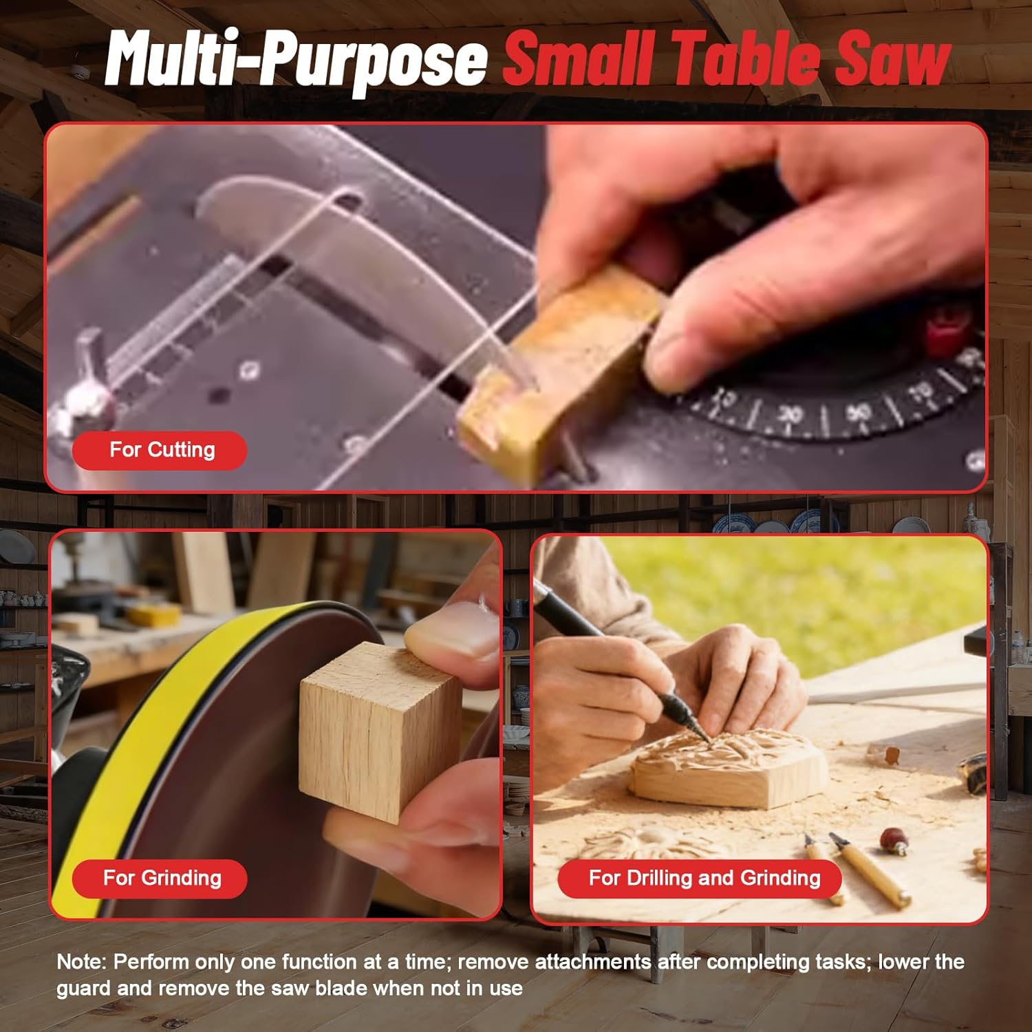 Mini Sega Circolare da Tavolo 600W - immagine 6