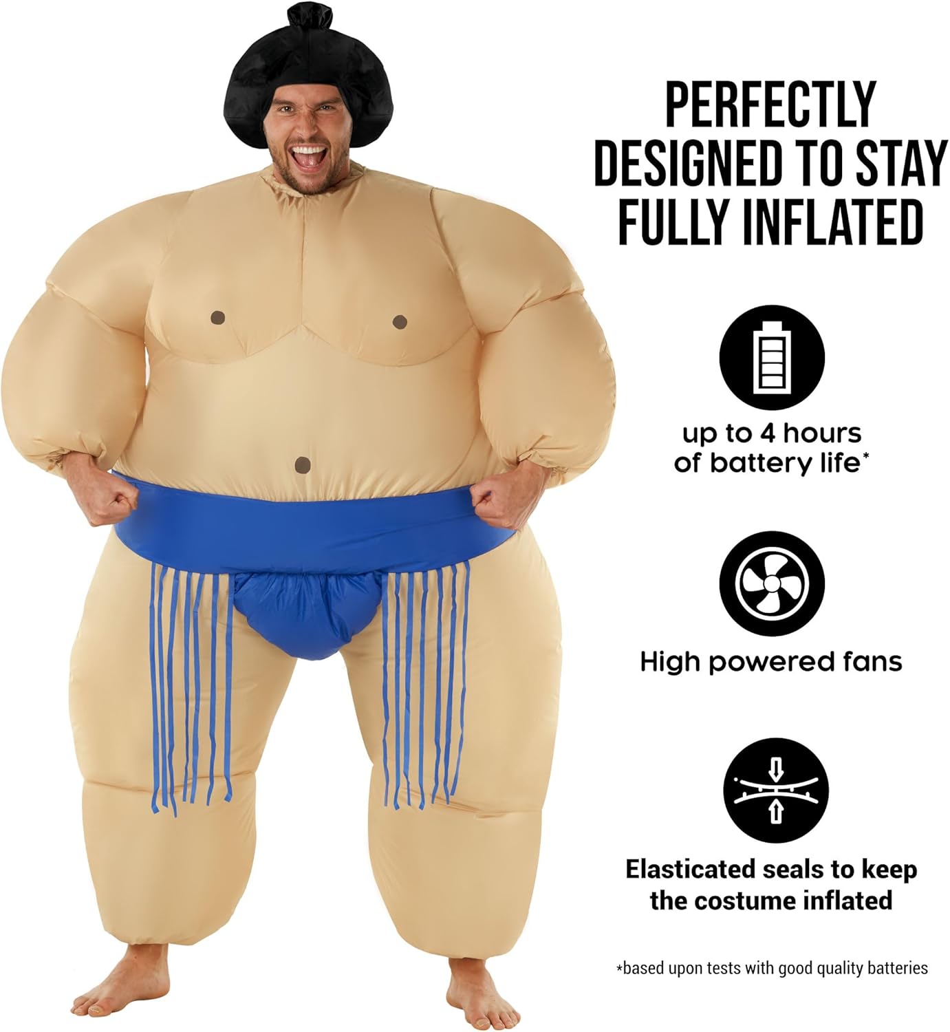 Morph Costume Gonfiabile da Sumo per Adulti - immagine 3