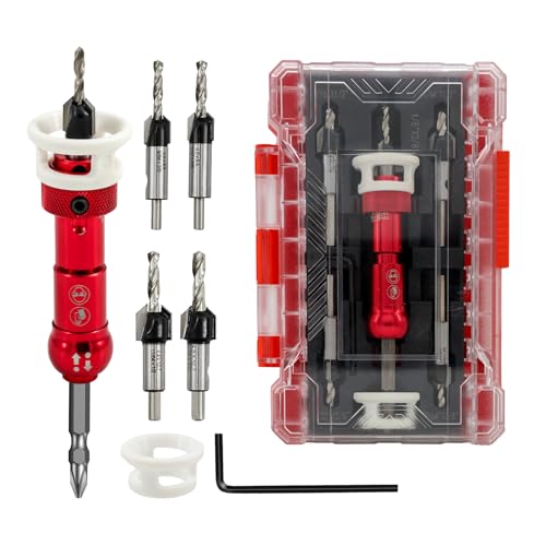 Focstol Set Punte Trapano Svasatore 5 pezzi