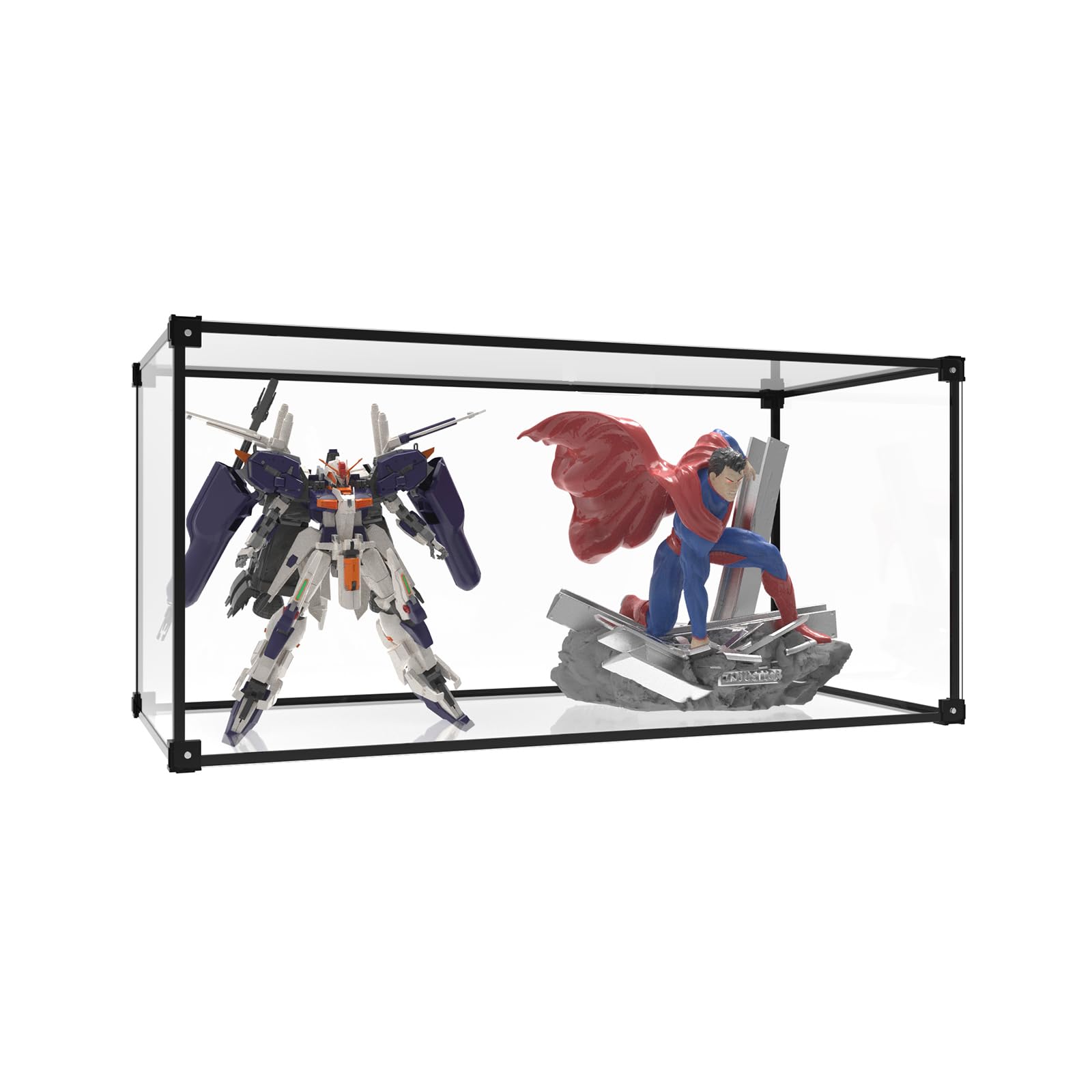 Vetrina Acrilica Impilabile Trasparente 55x30x35cm