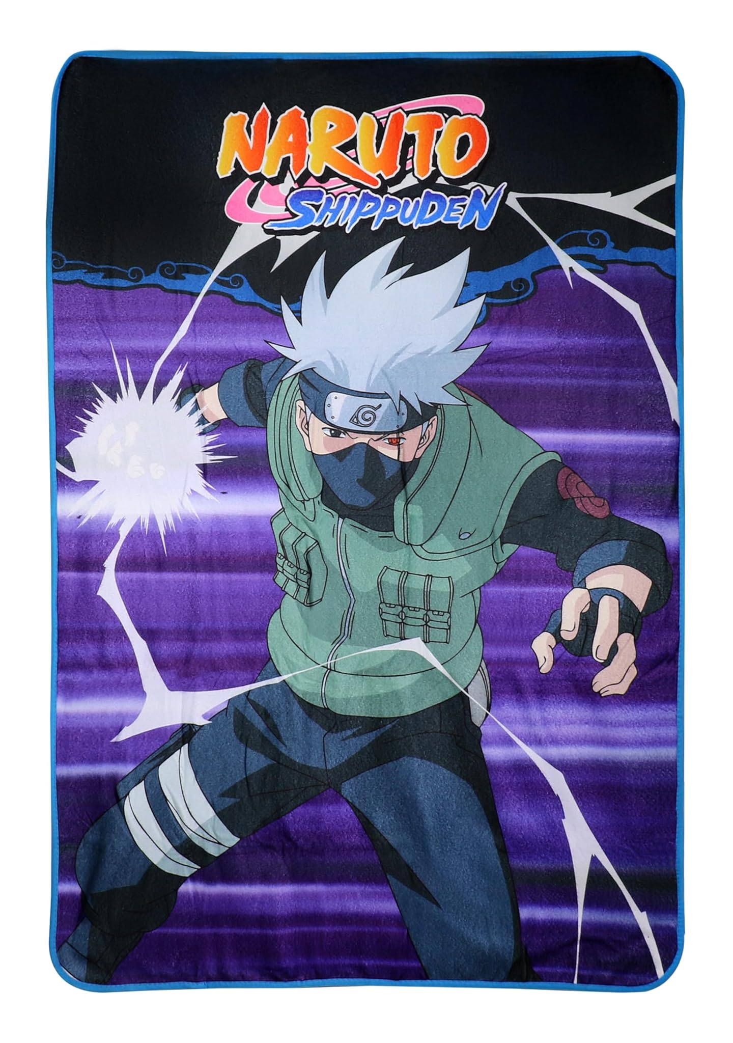 SD TOYS Coperte Kakashi Coperta in pile, 100 x 150 cm, Naruto