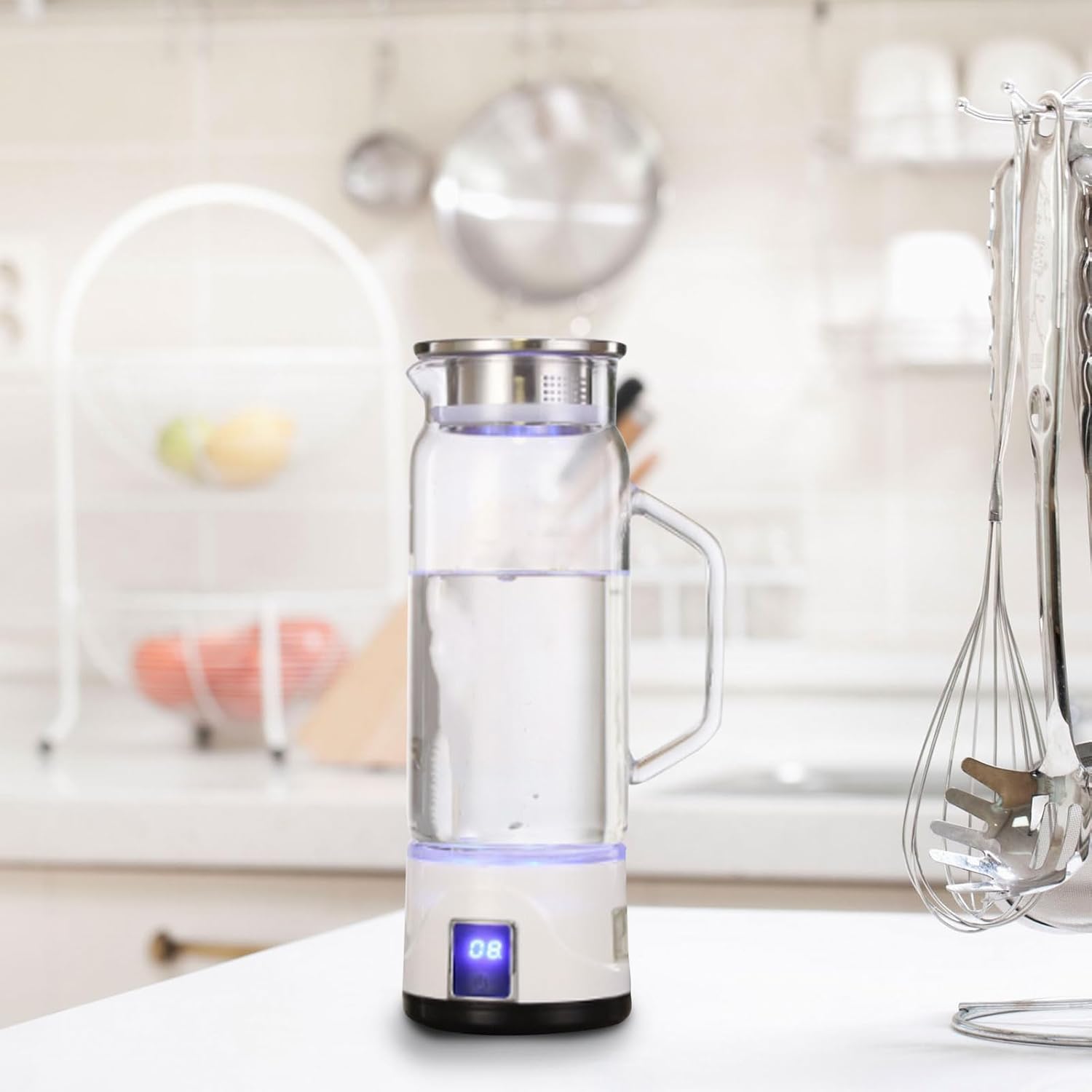 Borraccia Idrogeno 1000ml in Vetro Borosilicato - immagine 5