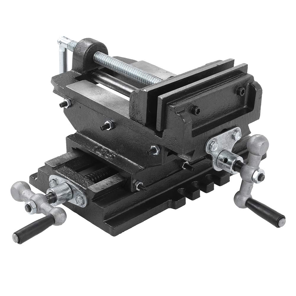 Morsa Trasversale 5" in Ghisa per Trapano a Colonna