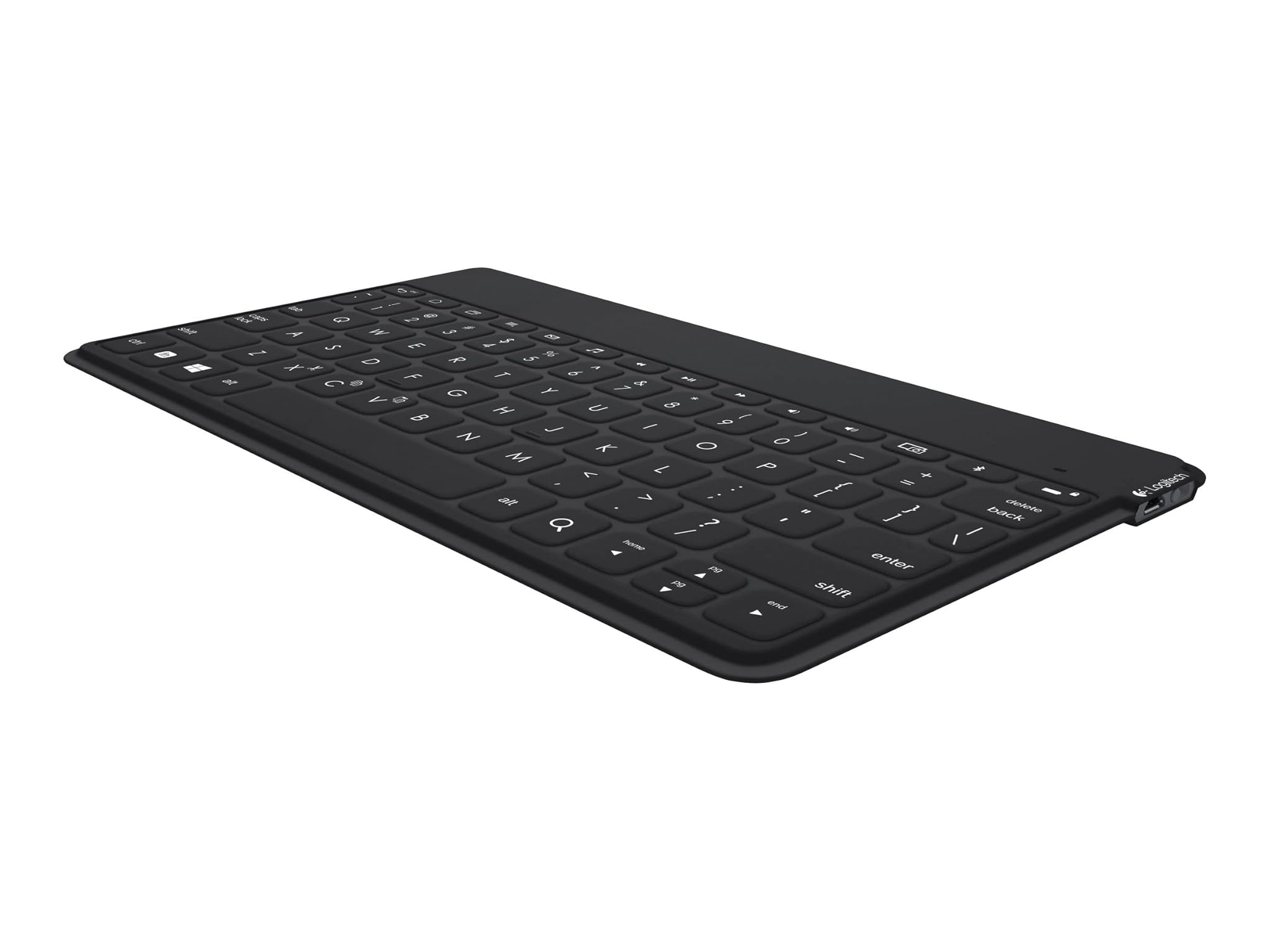 Logitech Keys-To-Go Tastiera Bluetooth, Layout Spagnolo QWERTY - Nero