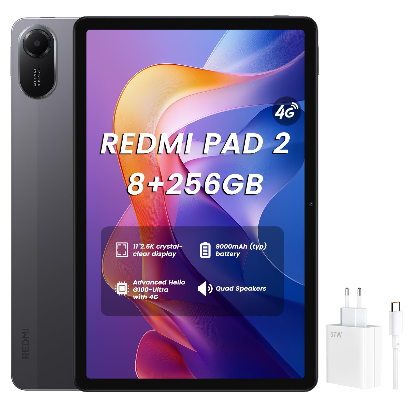 Xiaomi Redmi Pad 2 11" FHD+ 90Hz Graphite Gray