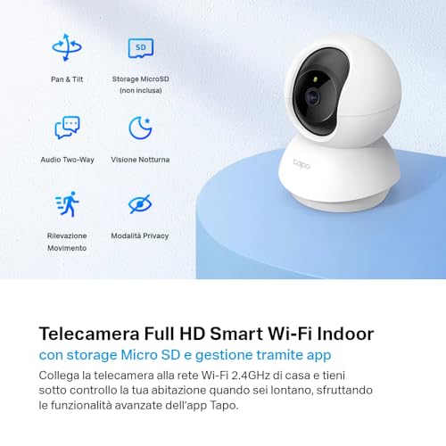 Tapo C210 Telecamera Wi-Fi Interno 2K (3MP) - immagine 2