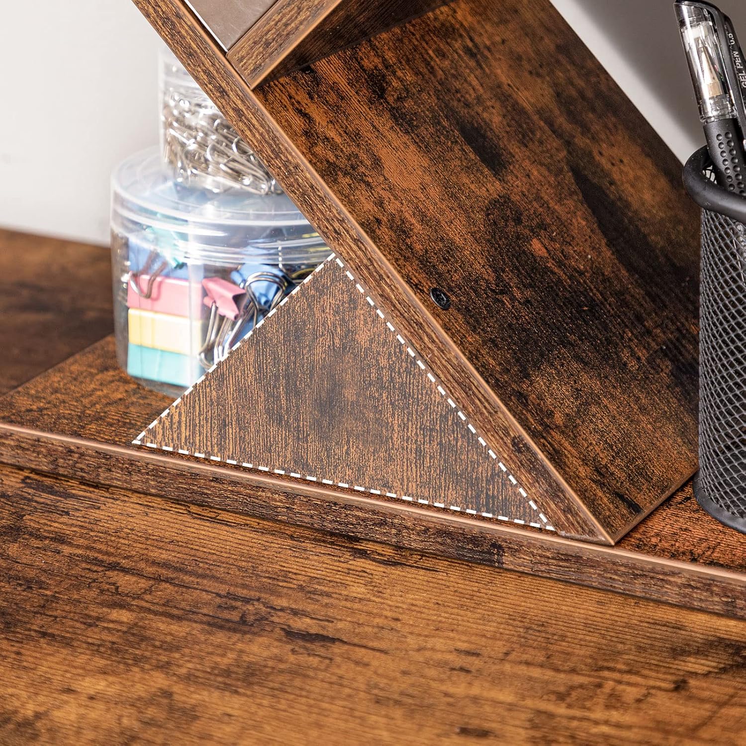 Hoobro Libreria a 4 Ripiani, Struttura Resistente - immagine 6