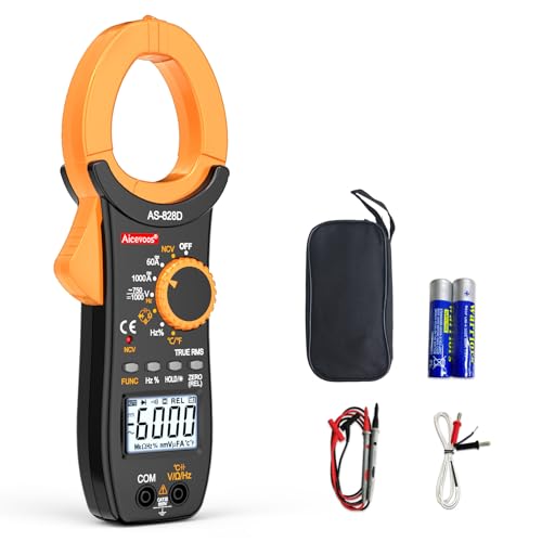 Aicevoos Pinza Amperometrica 1000A AC/DC True-RMS