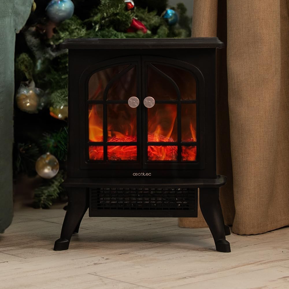 Cecotec Camino Elettrico da Terra 2000W, Nero - immagine 3