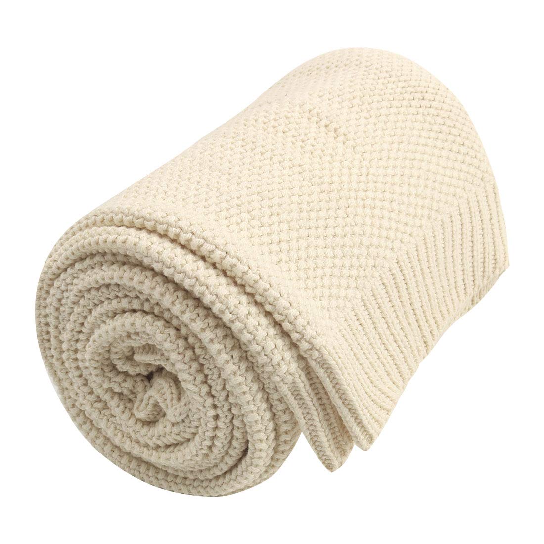Piccocasa Coperta Matrimoniale 100% Cotone, Beige