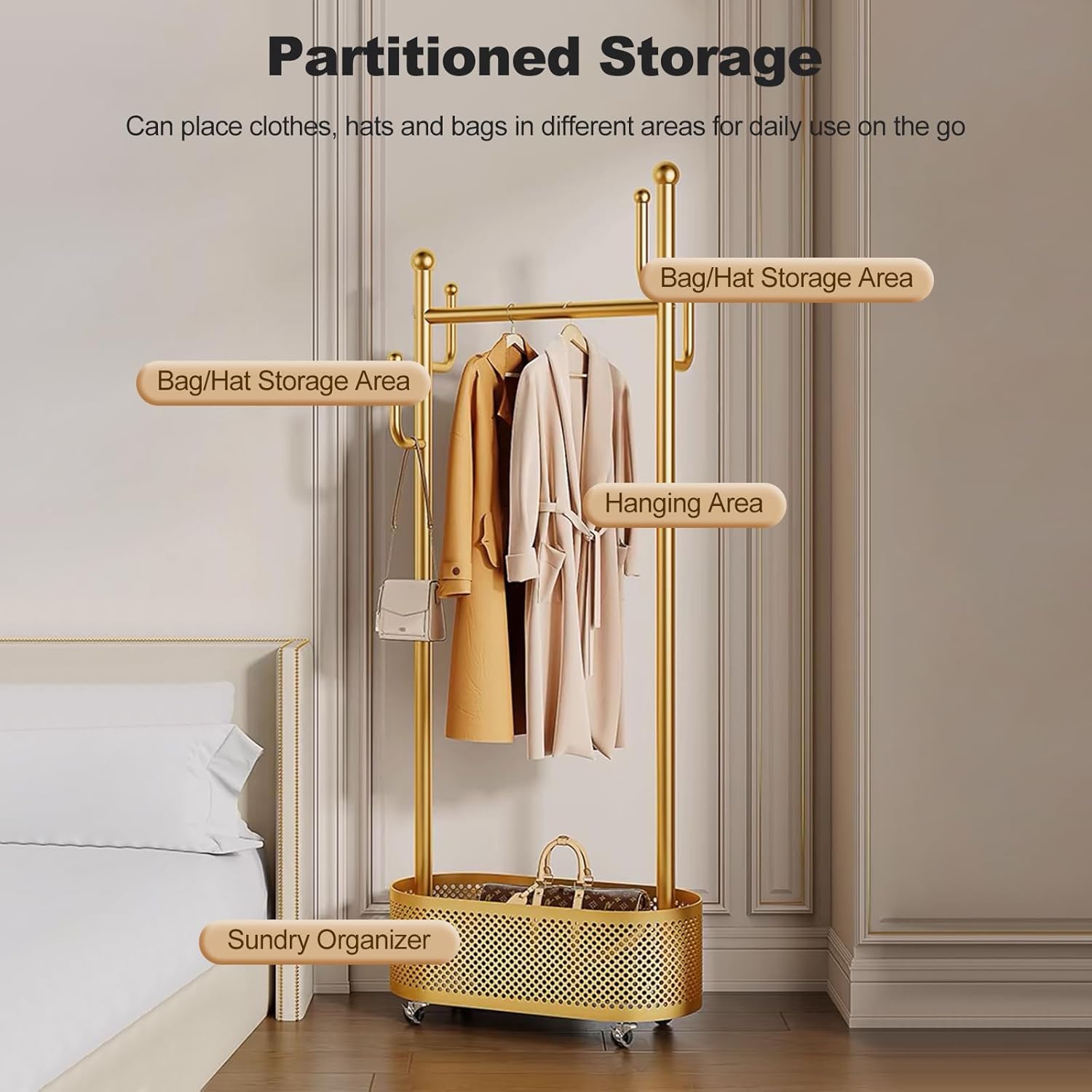 Ergocar Supporto Per Cappotto con Cesto - immagine 3