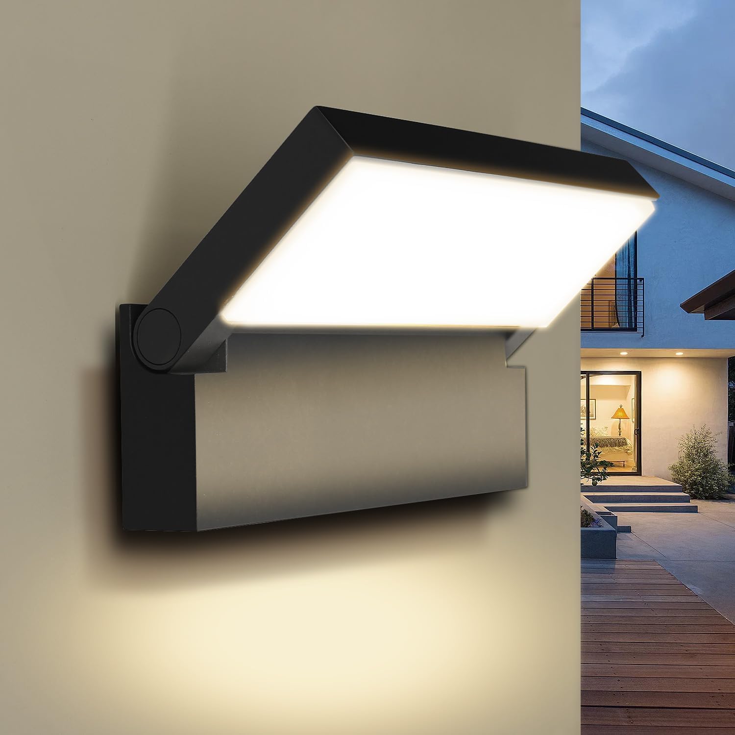 Applique Parete Esterno LED IP54, Antracite