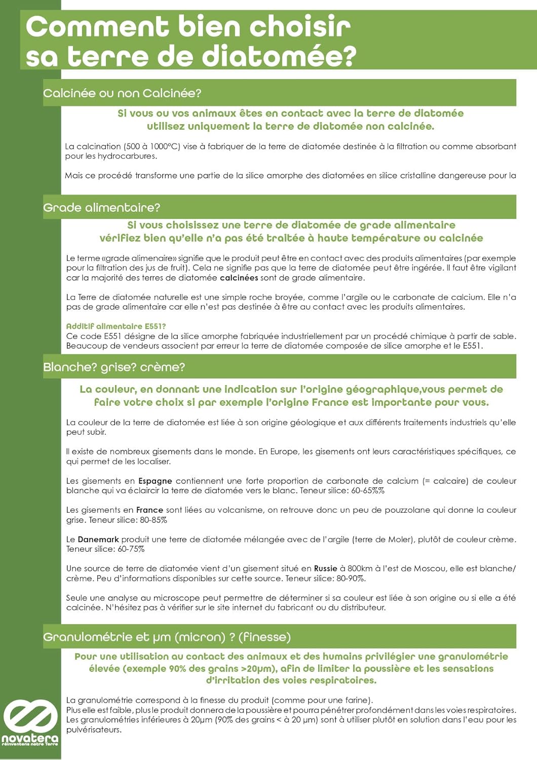 Novatera Farina Fossile Naturale Non Calcinata 5kg - immagine 3