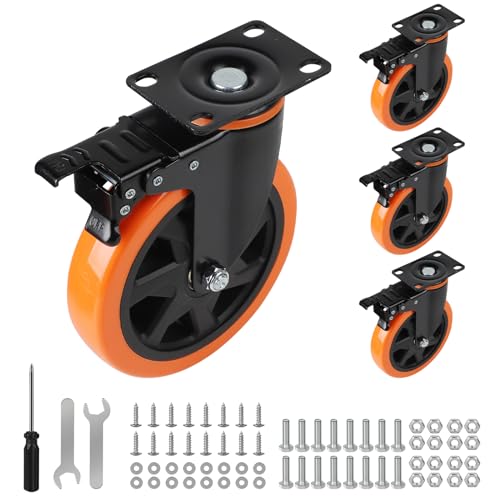 Cprosp Ruote per Carichi Pesanti con Freno 150mm