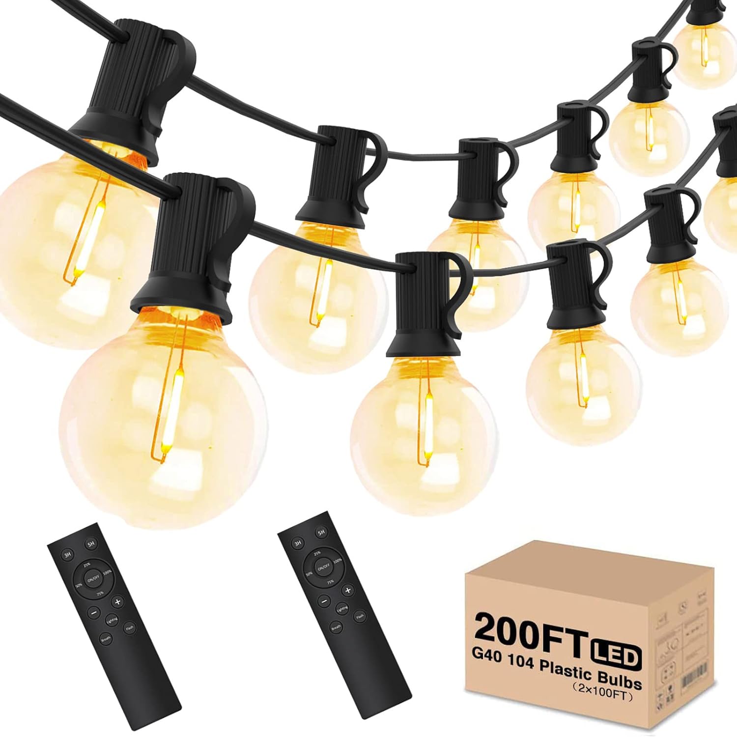 Yuucio Catena Luminosa LED G40 60m per Esterni - immagine 1