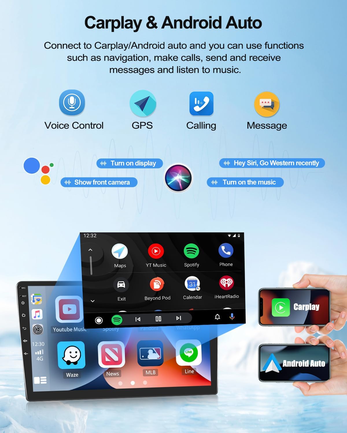 Camecho Autoradio Android 13 per BMW Serie 1 E81-E88 - immagine 3