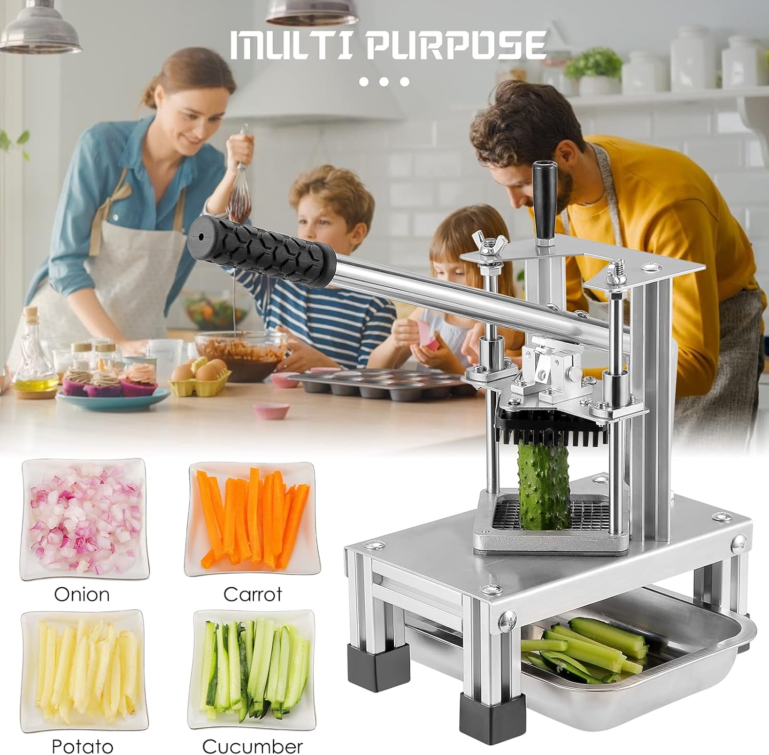 Ovshnrr Taglia Patate Fritte Professionale - immagine 3