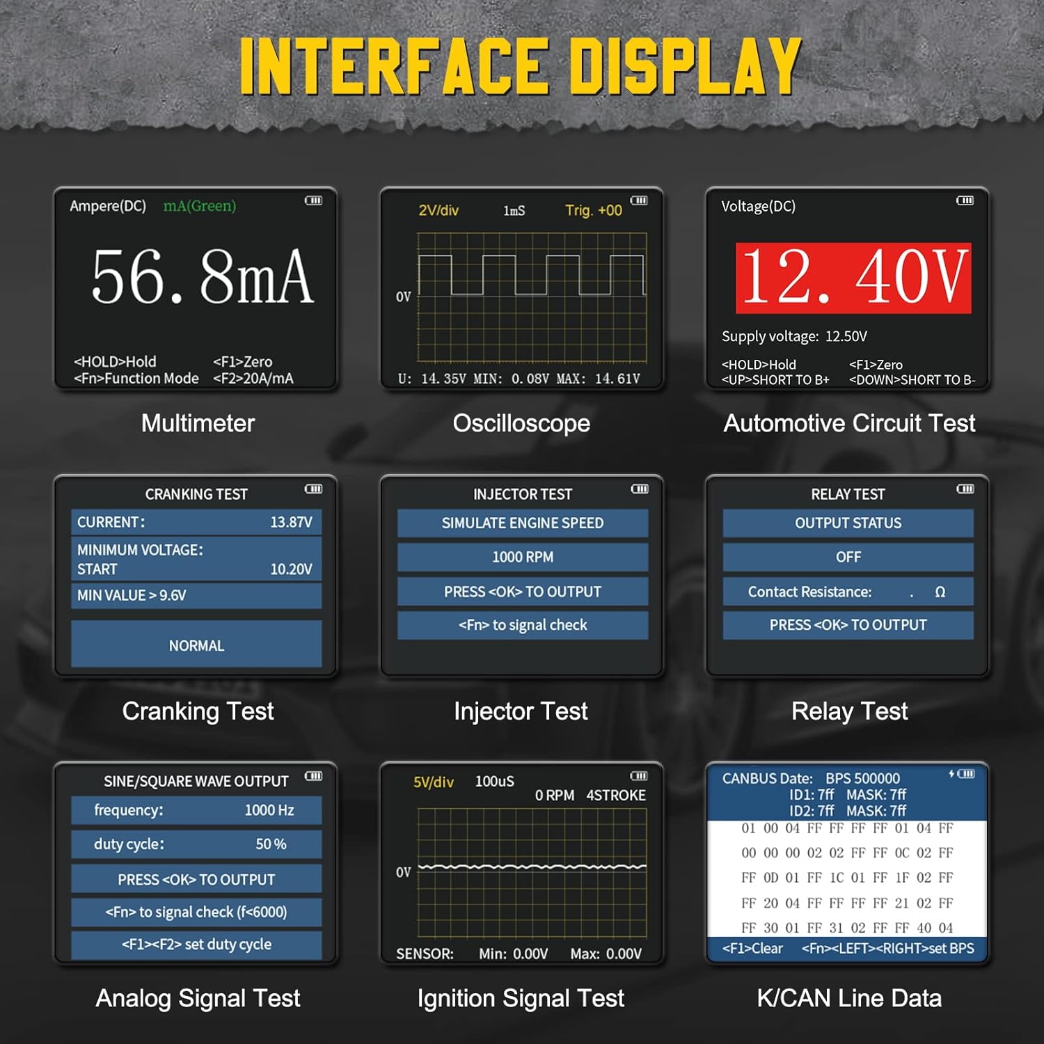 LUTIFIX Multimetro Oscilloscopio Portatile DM303 - immagine 2