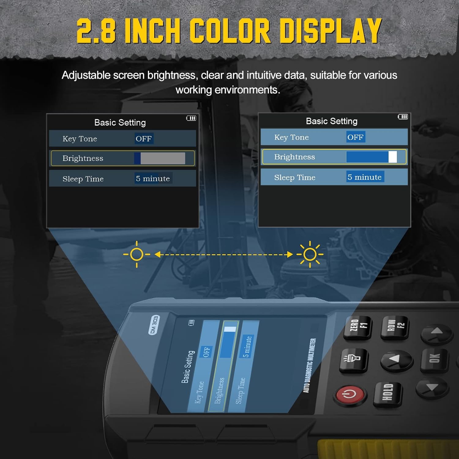 LUTIFIX Multimetro Oscilloscopio Portatile DM303 - immagine 3