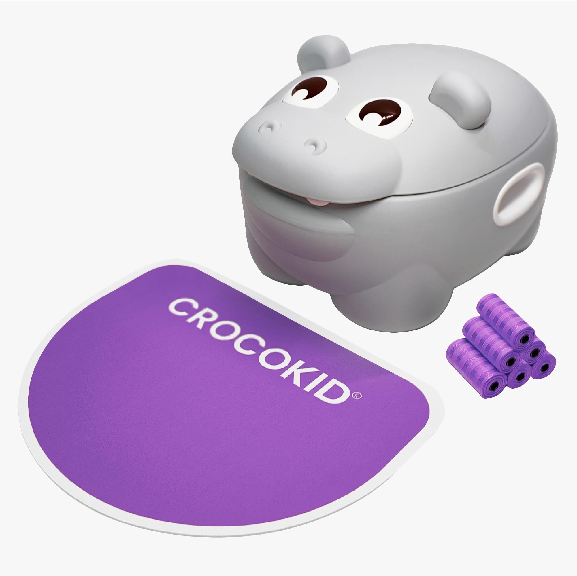 Hippo Potty - Vasino Portatile 3 in 1 Viola