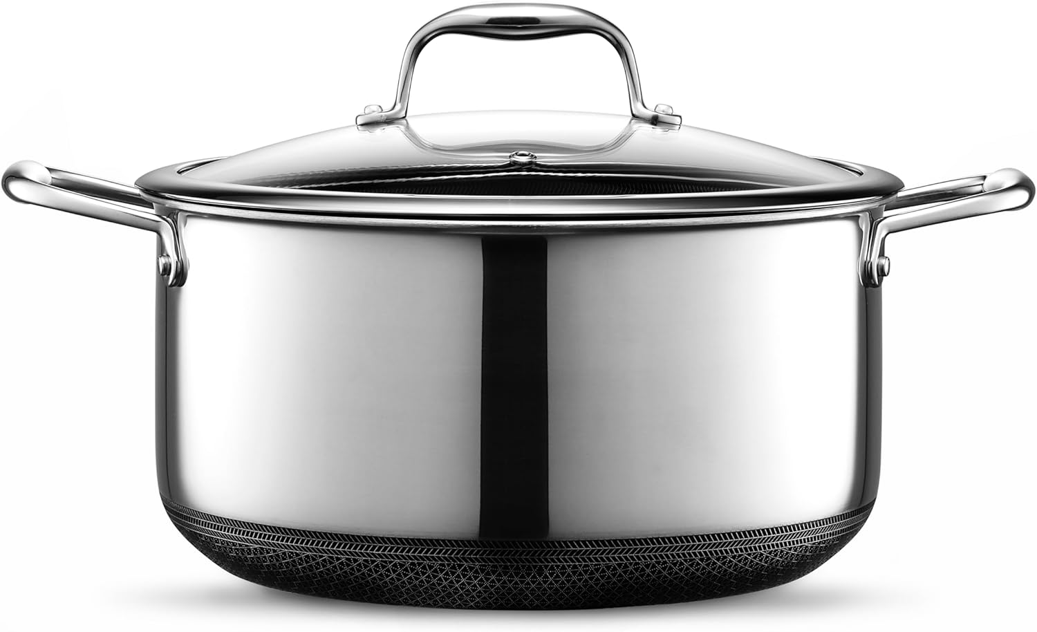 Hexclad Pentola Ibrida 8 Quart in Acciaio Inox - immagine 3