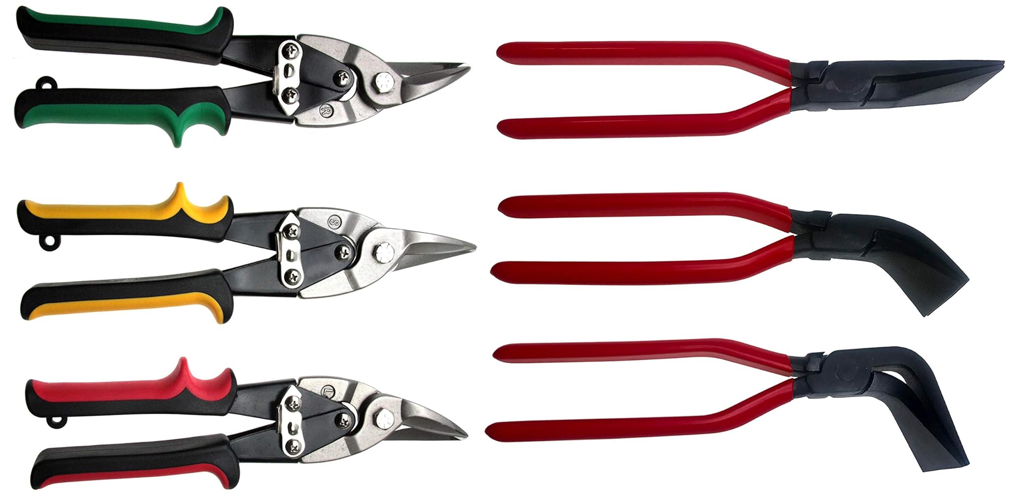 Set Pinze Piegatura + Forbici per Lamiera