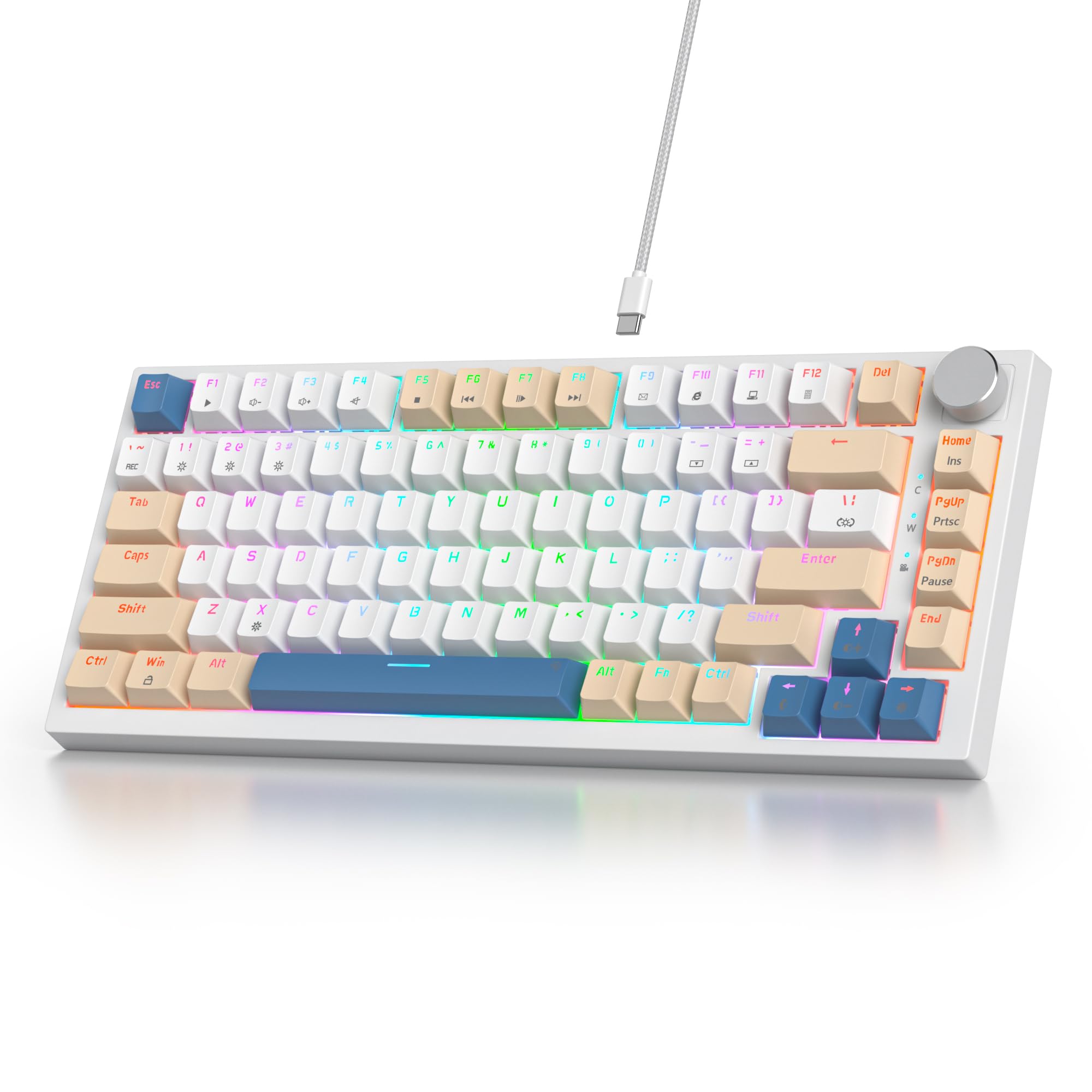 Solidee Tastiera Meccanica Gaming 75% RGB