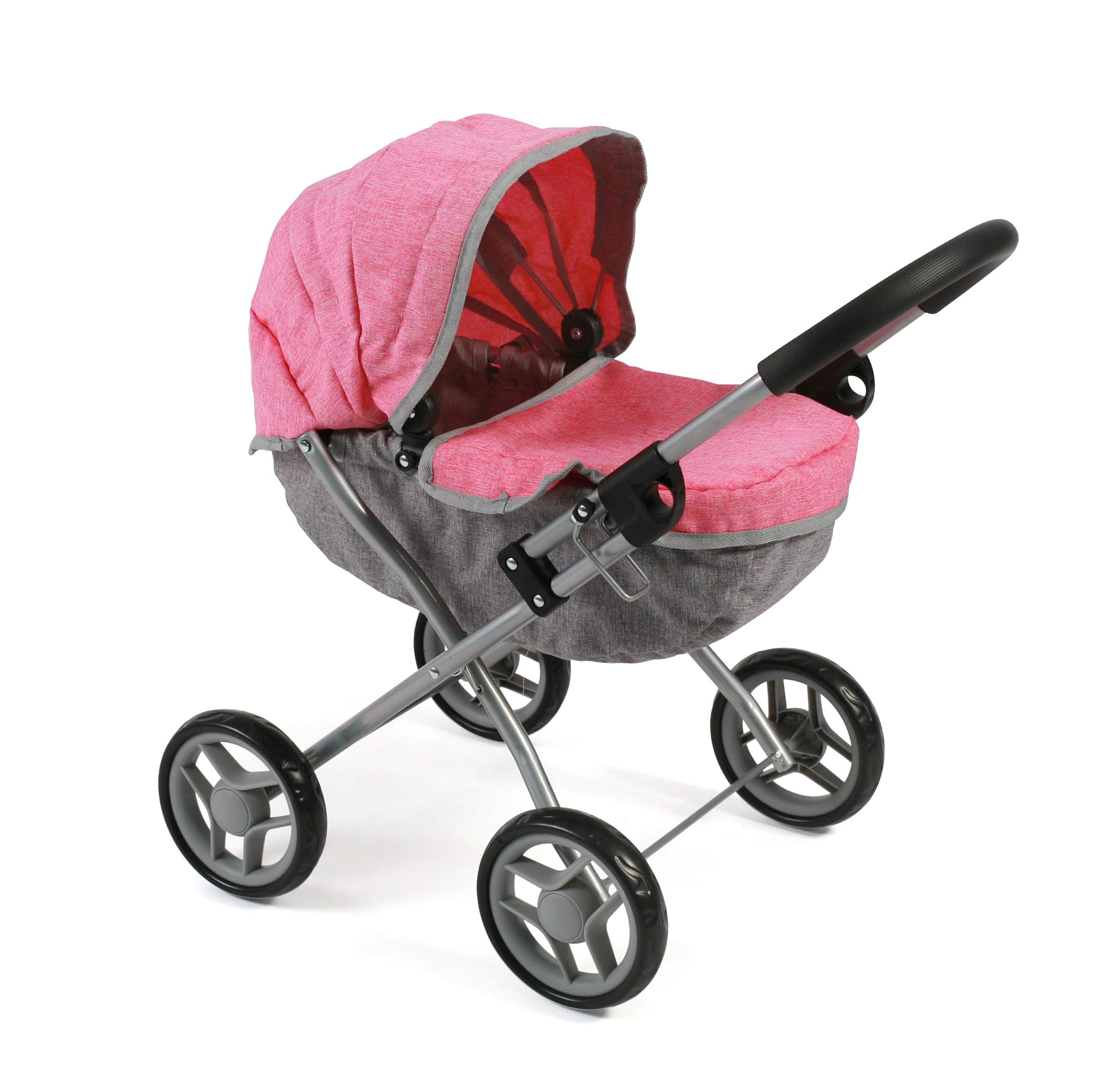 Bayer Chic 2000-Passeggino per Bambole, Colore Rosa Melange, 550 57