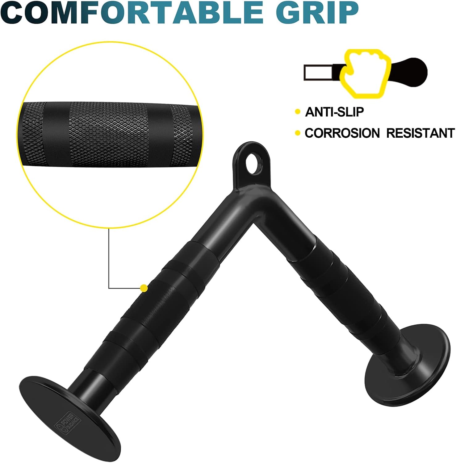 POWER GUIDANCE Tricep Press Down Cable Attachment - immagine 4