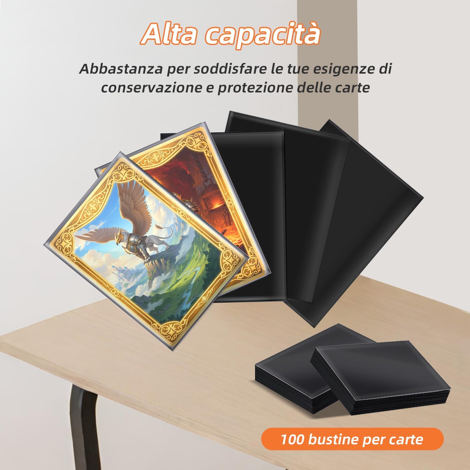 Mcbazel 100 Pezzi Soft Card Sleeves Bustine Protettive Custodie Protettive 66 * 91mm per YuGiOh, Pokemon, Ultimate Guard, MTG - immagine 5
