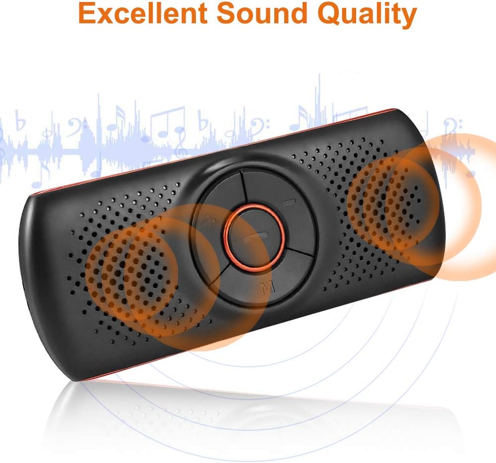 Netvip Vivavoce Bluetooth per Auto Portatile 3W - immagine 4