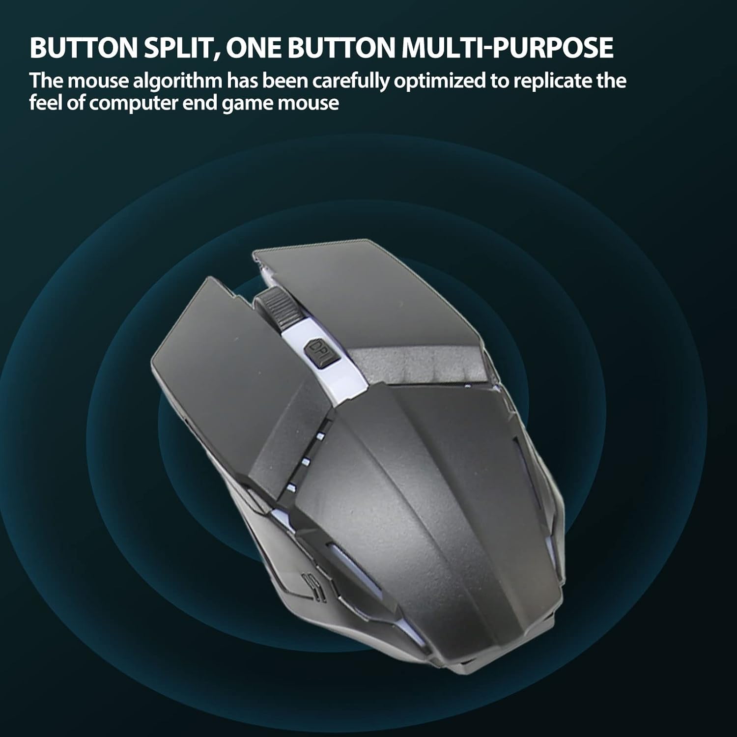 Combo Tastiera e Mouse da Gioco a Mezza Mano 4 in 1 - immagine 7