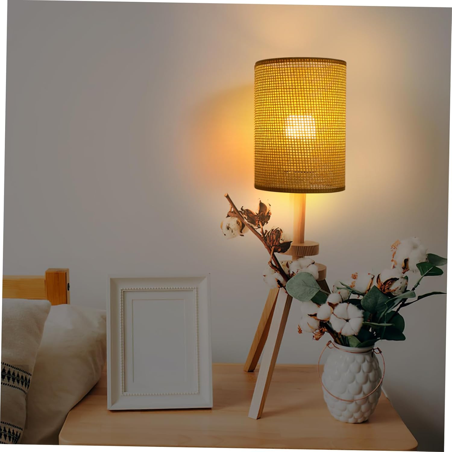 Pretyzoom Paralume a Tamburo Intrecciato E27 - immagine 5