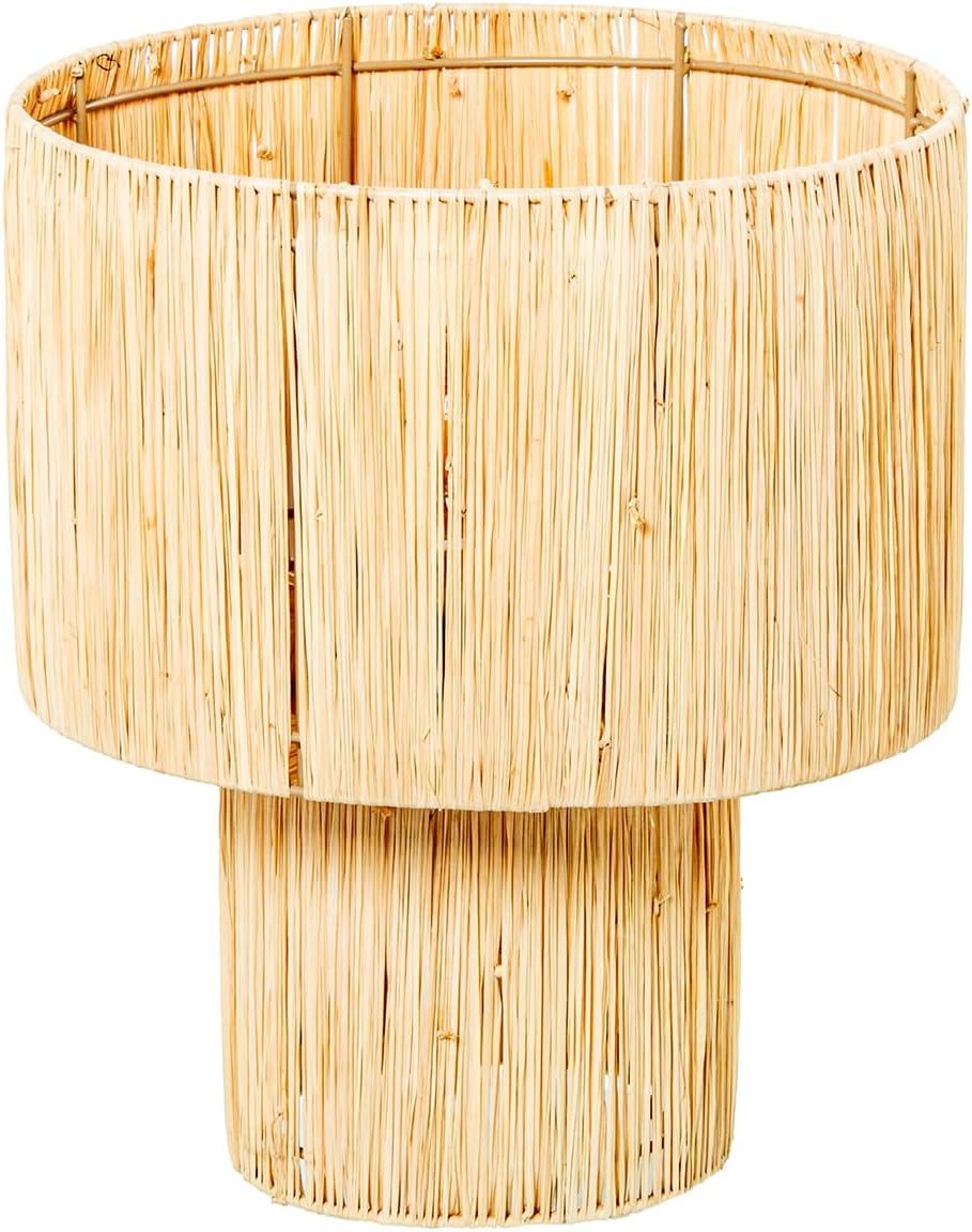 LÁMPARA SOBREMESA RATÁN NATURAL - E27 MAX40W - immagine 1