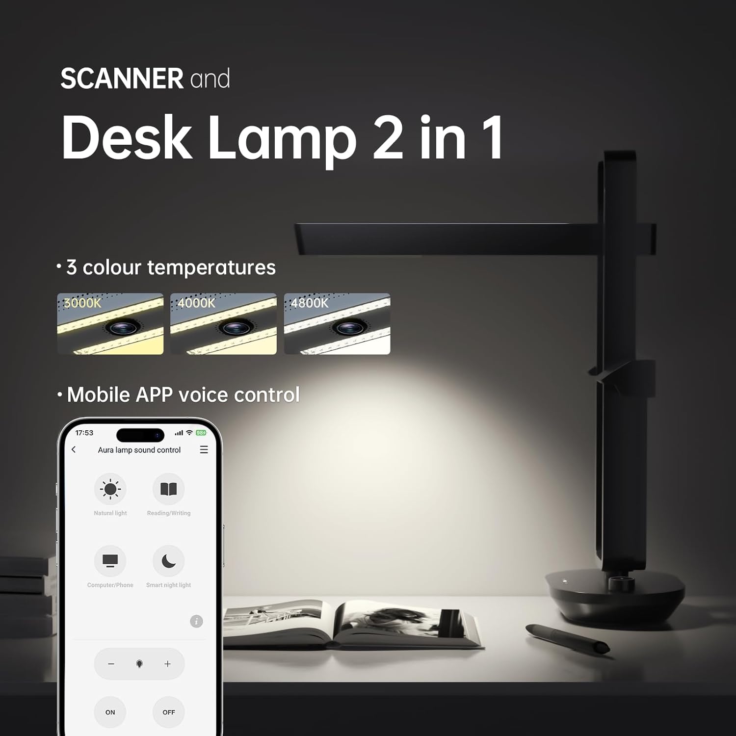 Czur Aura Pro - Scanner Documenti 14MP con OCR - immagine 6