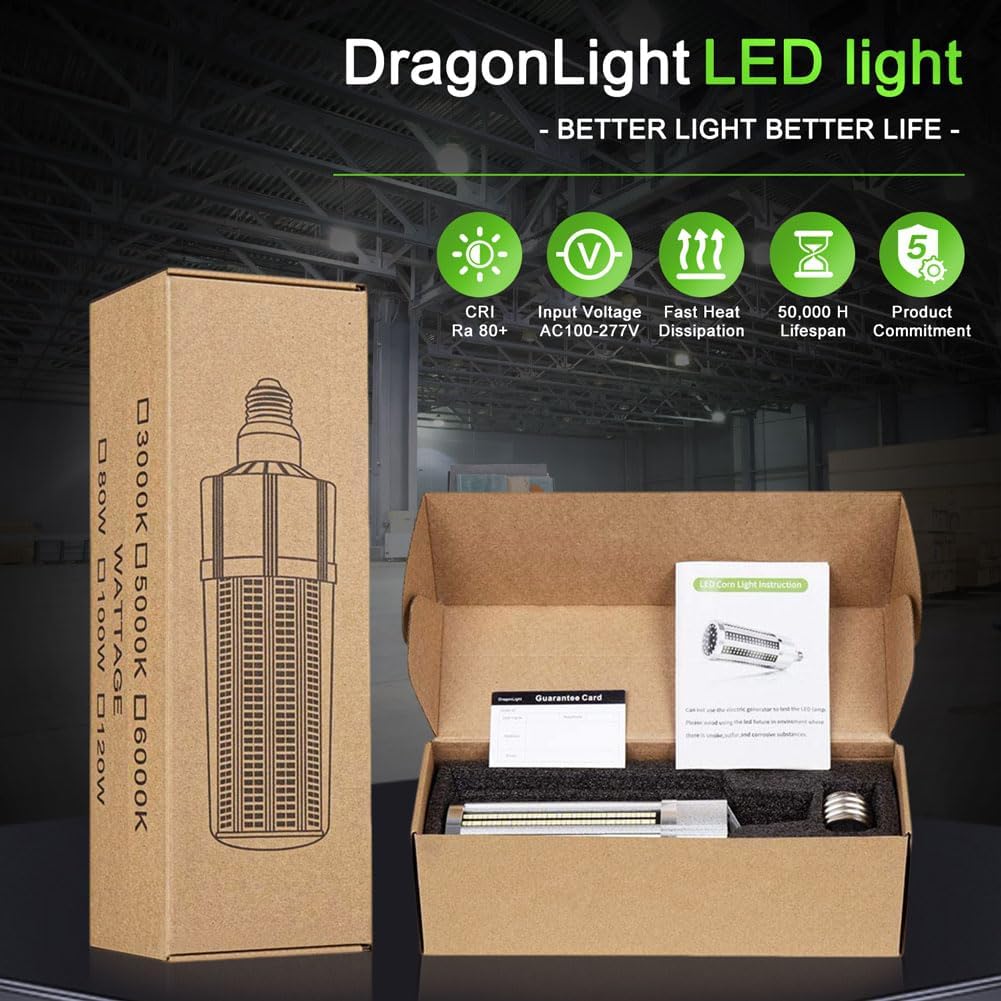 Dragonlight Lampadina LED Super Luminosa 60W E27 - immagine 5