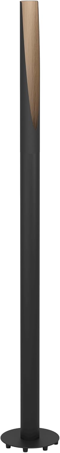 EGLO Barbotto - Lampada LED da Terra Angolare, Nera