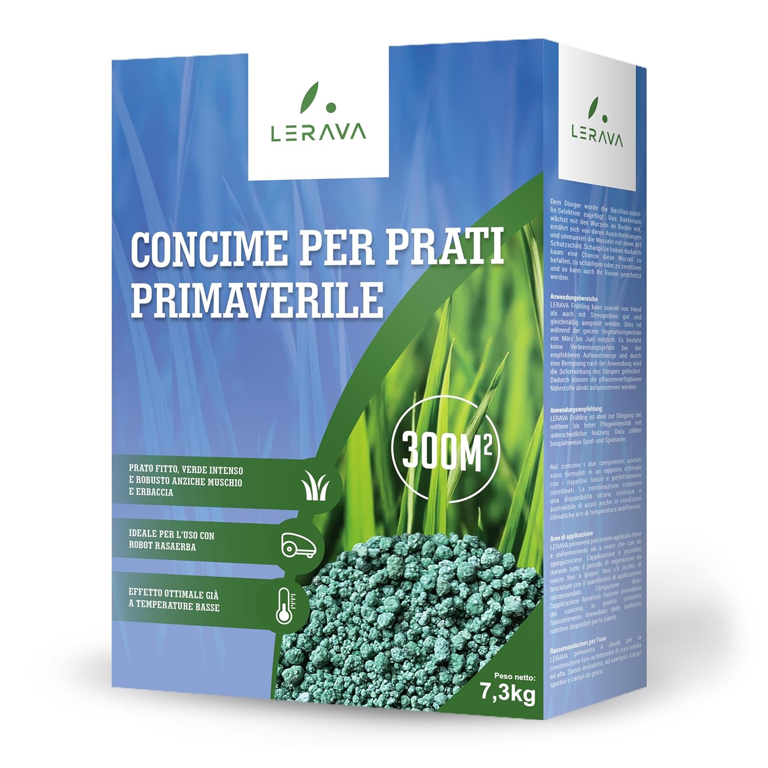 Lerava® Concime Prato Primavera - 300m² - immagine 1