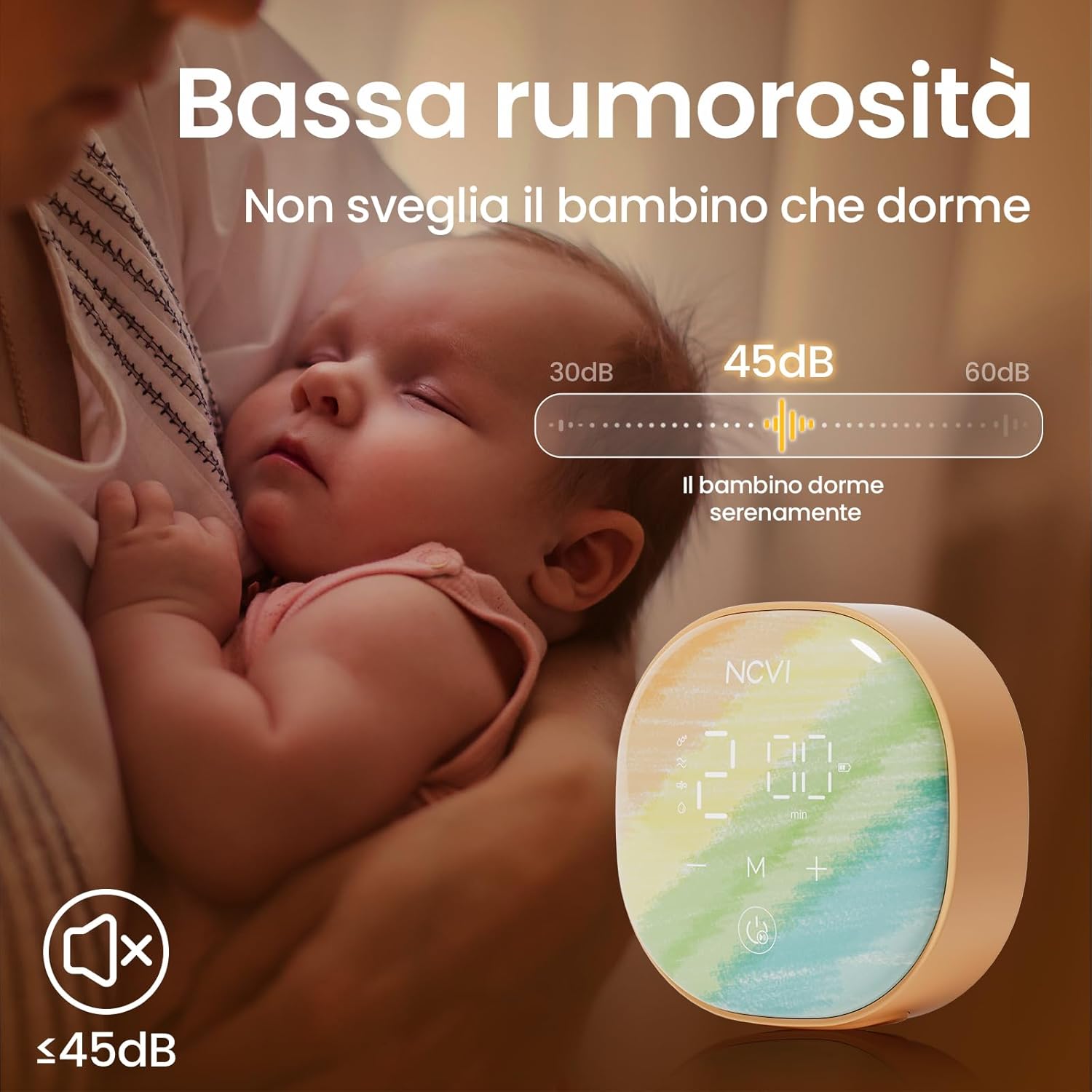 Ncvi Tiralatte Elettrico Doppio, Ricaricabile - immagine 6