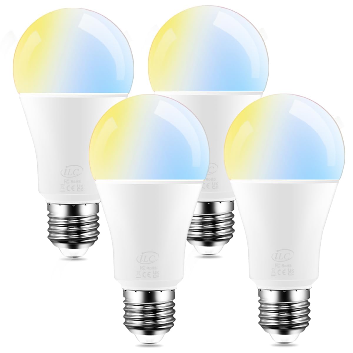 Ilc Lampadina Alexa E27 12W (Pacco da 4)