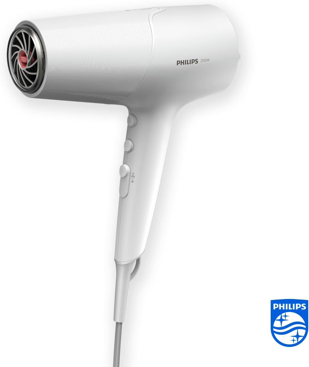 Philips Asciugacapelli Serie 5000 - 2100W, Bianco - immagine 2