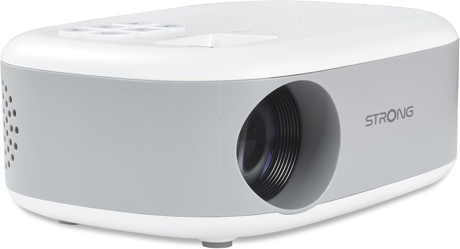 Strong Mini Proiettore N1 HD 720p, Bianco - immagine 1