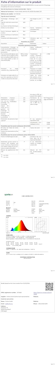 Klighten 2 Lampade da Parete per Esterni E27, Antracite - immagine 8