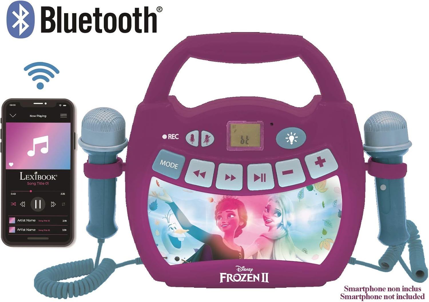 Lexibook Frozen - Lettore Karaoke Portatile per Bambini - immagine 5