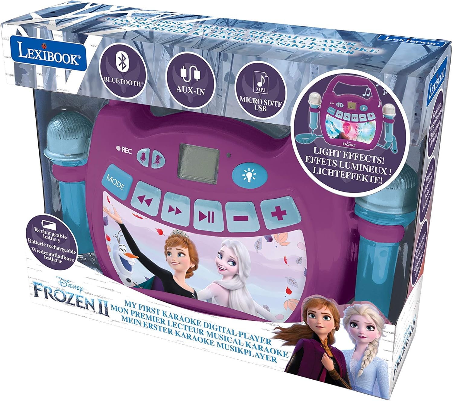 Lexibook Frozen - Lettore Karaoke Portatile per Bambini - immagine 8