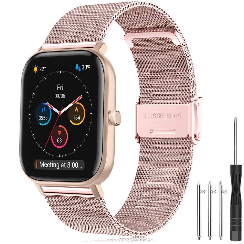 Cinturino per Amazfit GTS in Acciaio Inossidabile 20mm